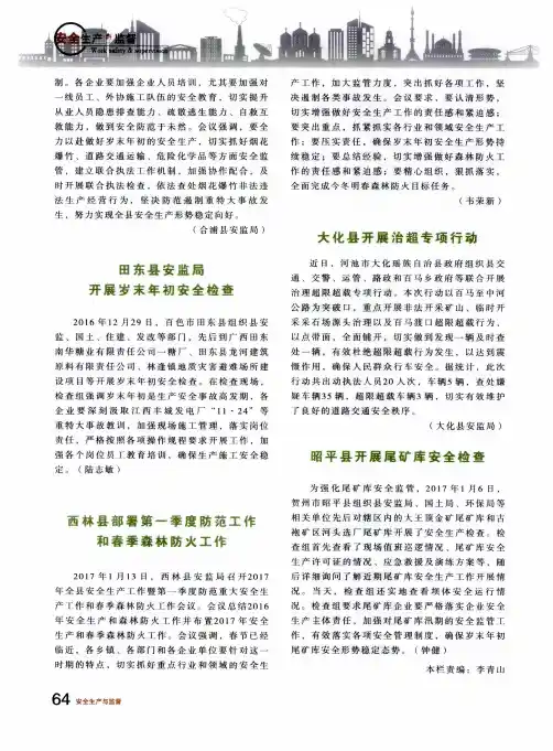 昭平县开展尾矿库安全检查