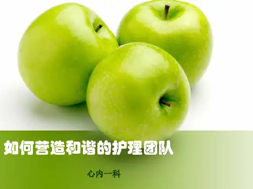 营造和谐团结的护理团结