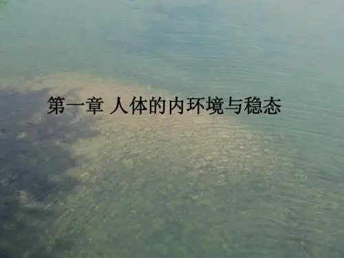 2011届生物高考一轮复习课件：必修3 第1章 人体的内环境与稳定 第1节