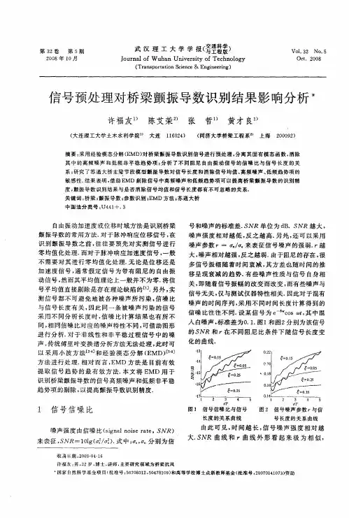 信号预处理对桥梁颤振导数识别结果影响分析