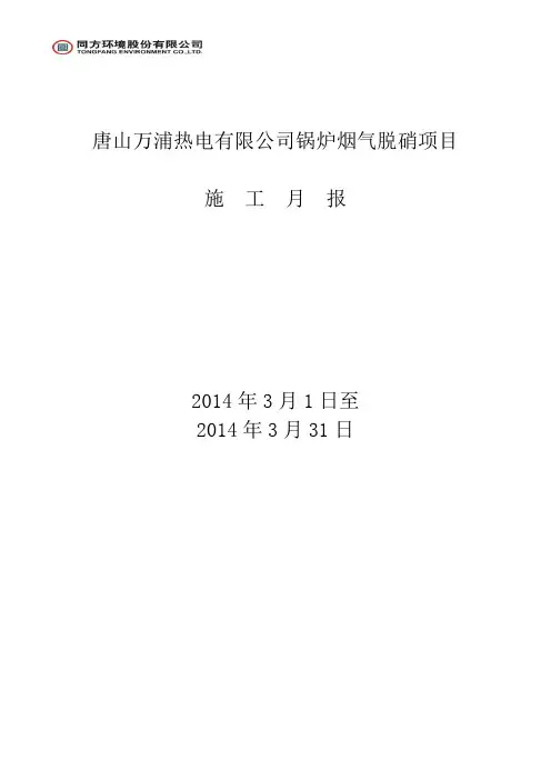 施工月报