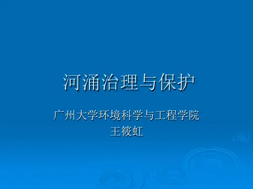 河涌治理与保护