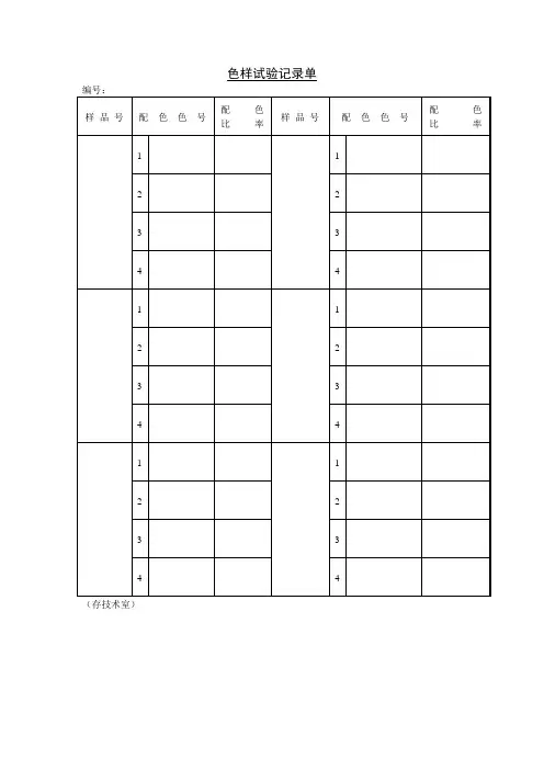 公司人事部各记录表格汇总(20个doc)17