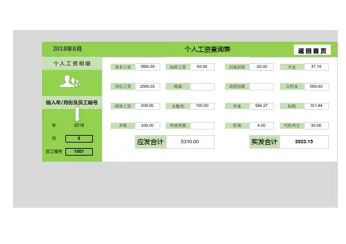 员工工资管理系统