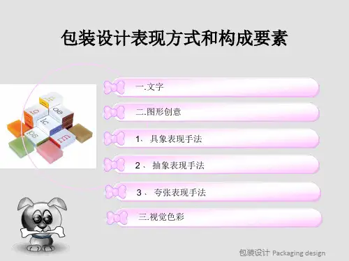 2.包装设计 的表现方式及构成要素