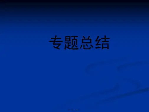 高中历史必修一人民版专题六古代希腊罗马的政治文明专题总结