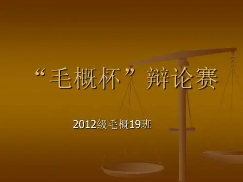 辩论赛PPT