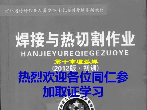 新版 第十章 埋弧焊教学内容
