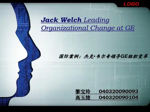 Jack Welch Leading Organizational Change at GE