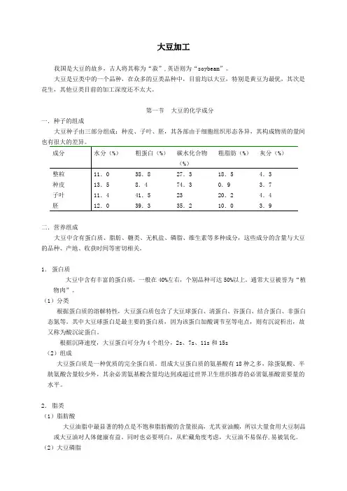 大豆加工