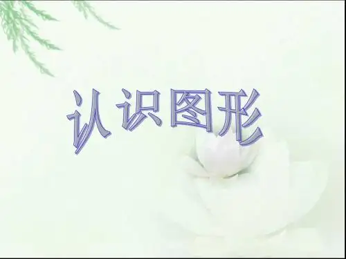 北点联校  孙玉彬《认识图形PPT课件》