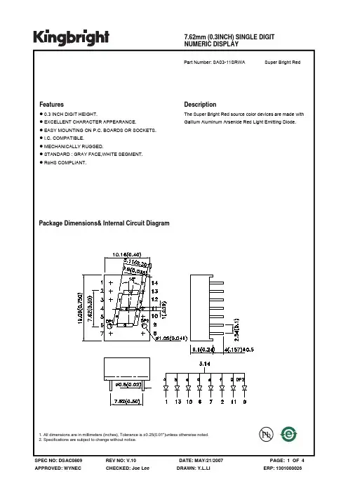 SA03-11SRWA中文资料