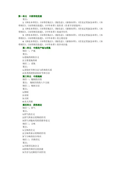 中药学