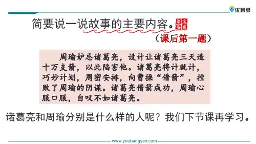 【公开课】四年级下册语文课件 5 草船借箭_16-20