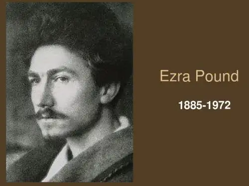 Lesson Plan 27 - Ezra Pound英美文学