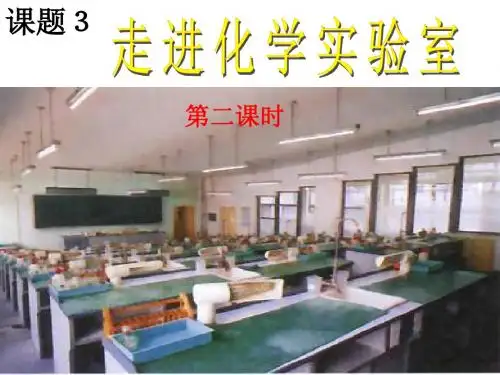 课题3 走进化学实验室(第二课时)