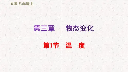 人教版八年级物理上册期末复习课件第三章 物态变化