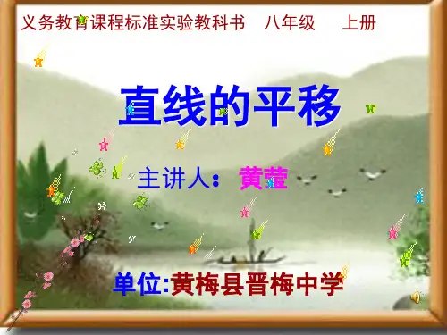 一次函数图象的平移规律(课堂PPT)