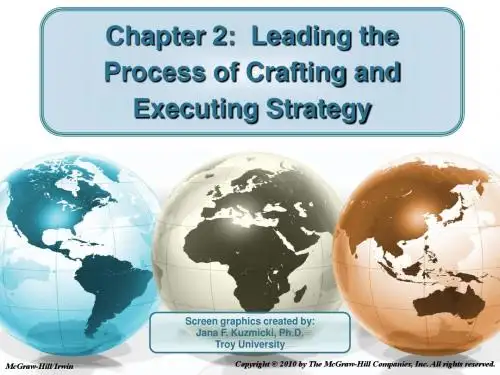 Leading the Process of Crafting and Executing Strategy