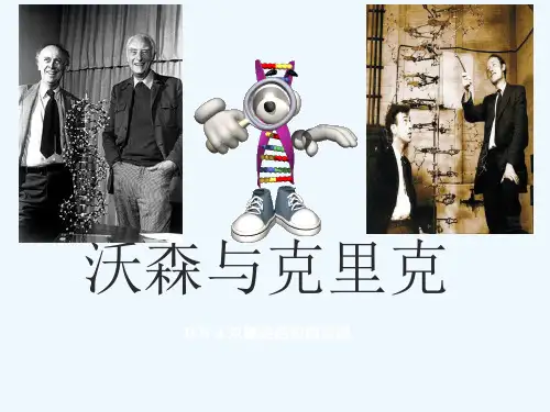 科学家简介沃森与克里克