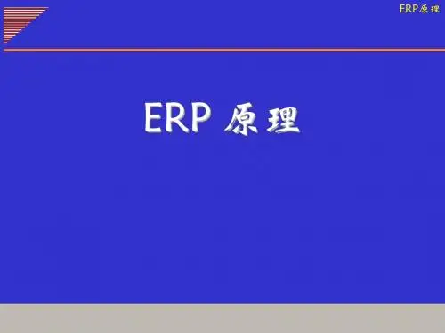 ERP原理