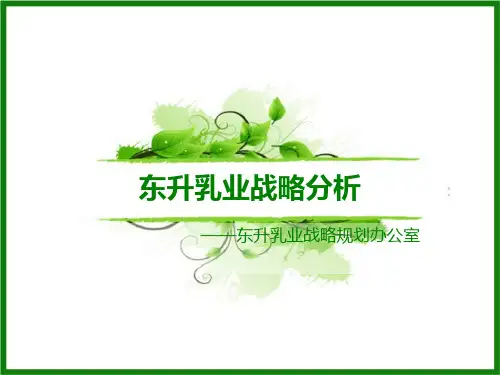 乳业战略分析