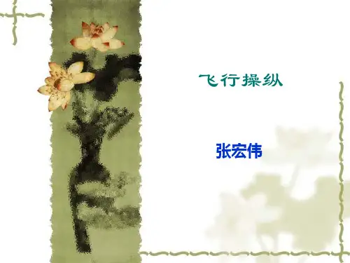 飞机结构--飞行操纵系统