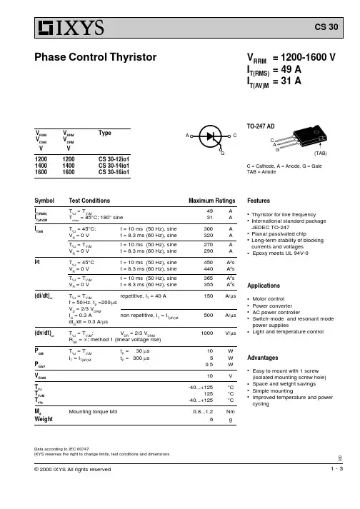 CS30中文资料