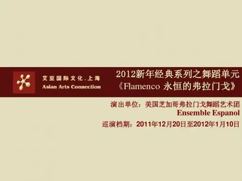 12月芝加哥-永恒的弗拉明戈