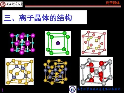 离子化合物的结构化学奥赛初赛修 共80页