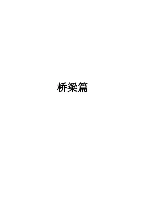 桥梁篇作业指导书