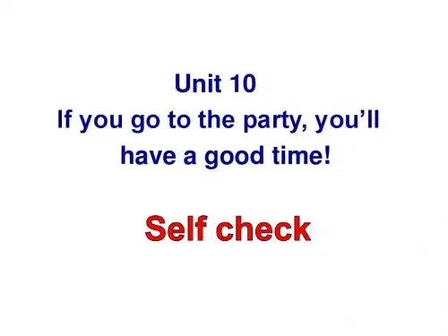 八年级英语上册 Unit 10 课件(人教版)