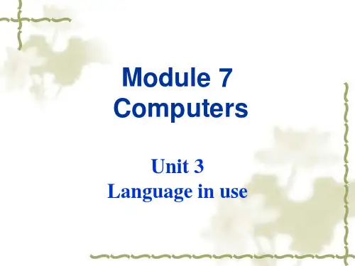 外研版七年级英语上Module7 Unit3课件(共26张PPT)