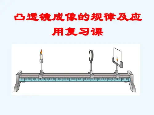 凸透镜成像规律及应用