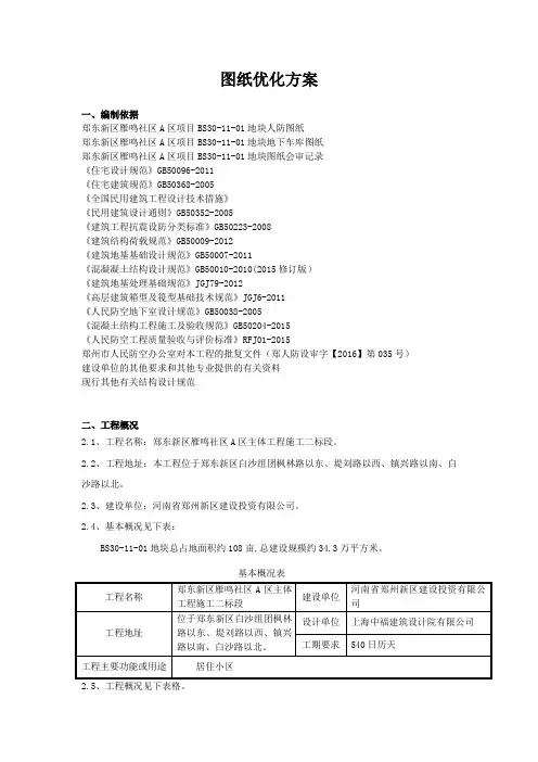 图纸优化方案