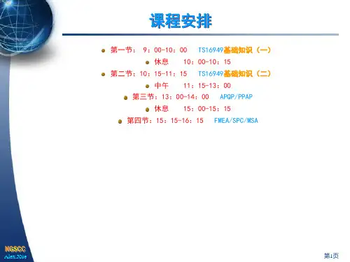 某公司质量管理体系培训材料