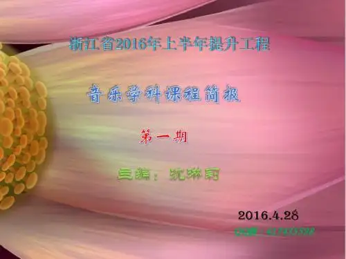 2016临安市小音提升2坊音乐简报