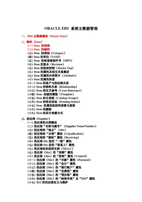 ORACLE_EBS_系统主数据管理(一)