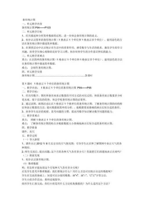 条形统计图