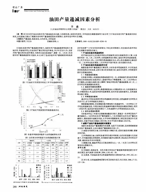 油田产量递减因素分析