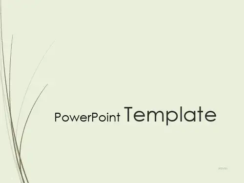 教师课件PPT素材模板PowerPoint Template
