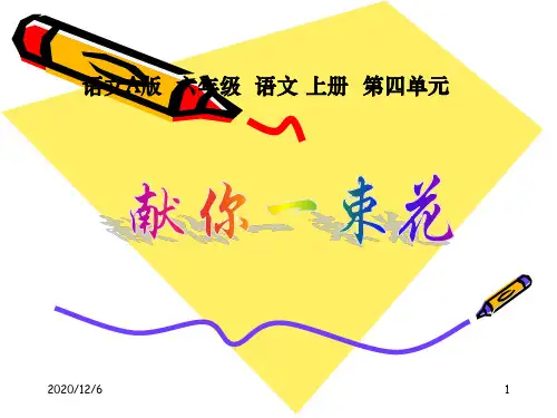 献你一束花(语文A版)六年级语文上册精品PPT教学课件