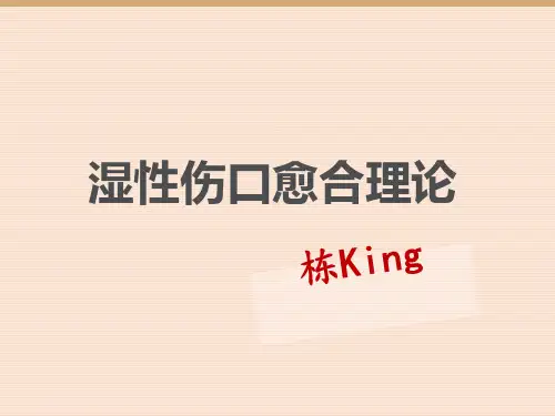 湿性伤口愈合理论