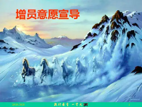 增员意愿宣导-中国平安保险增员专题