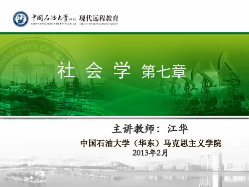 (社会学课件)第7章阶级和阶层
