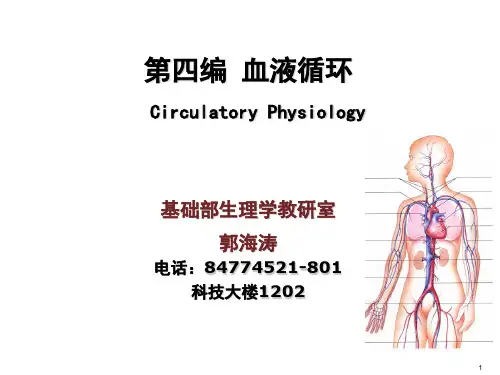 心血管功能的调节