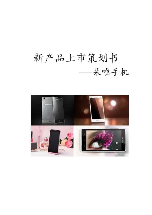 新产品上市策划书