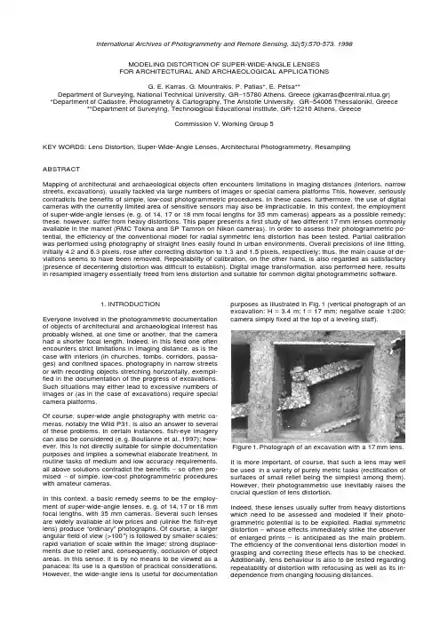 International Archives of Photogrammetry and Remote Sensing, 32(5)570-573, 1998 MODELING DI