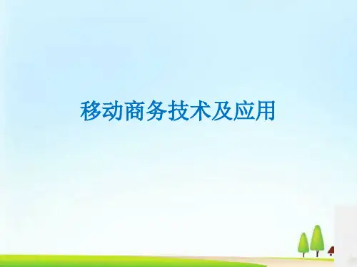 移动电子商务的商业模式研讨(ppt 66页)