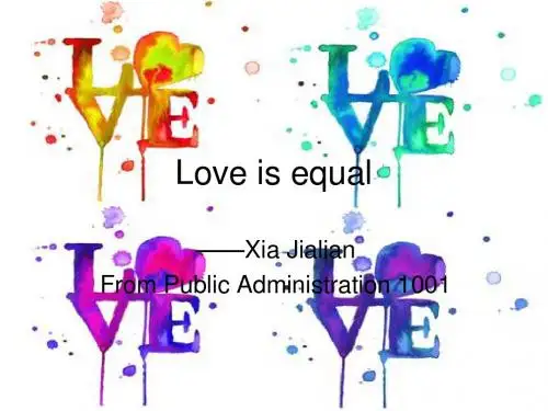 Love is equal【Boy's love】